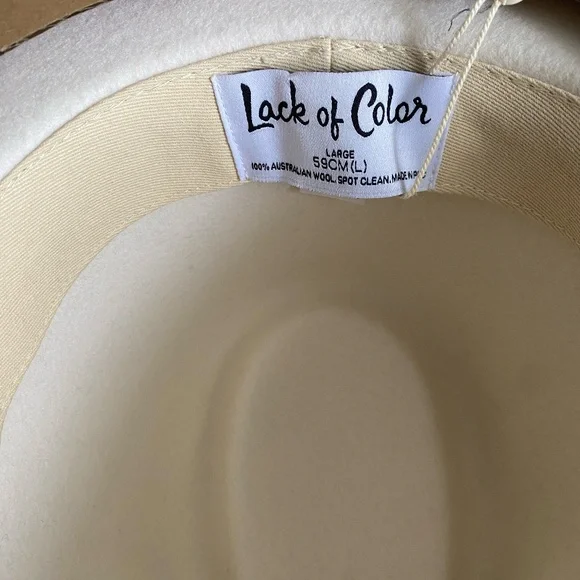 Lack of color Melodic Ivory fedora - Picture 4 of 4